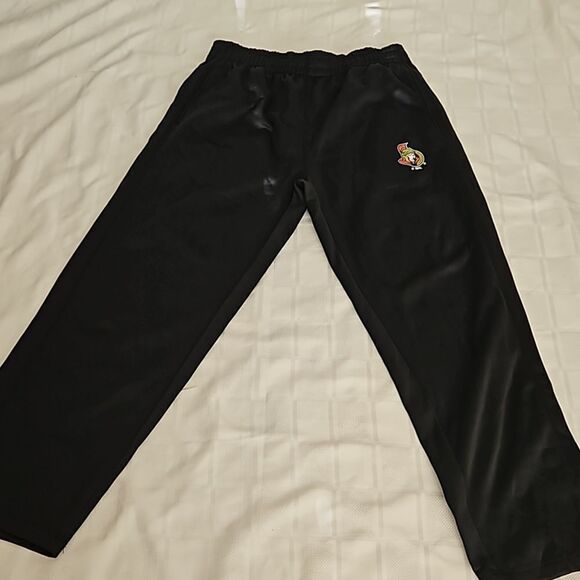 NHL Men's Hockey Ottawa Senators Logo Sweatpants Small Black - Picture 3 of 16